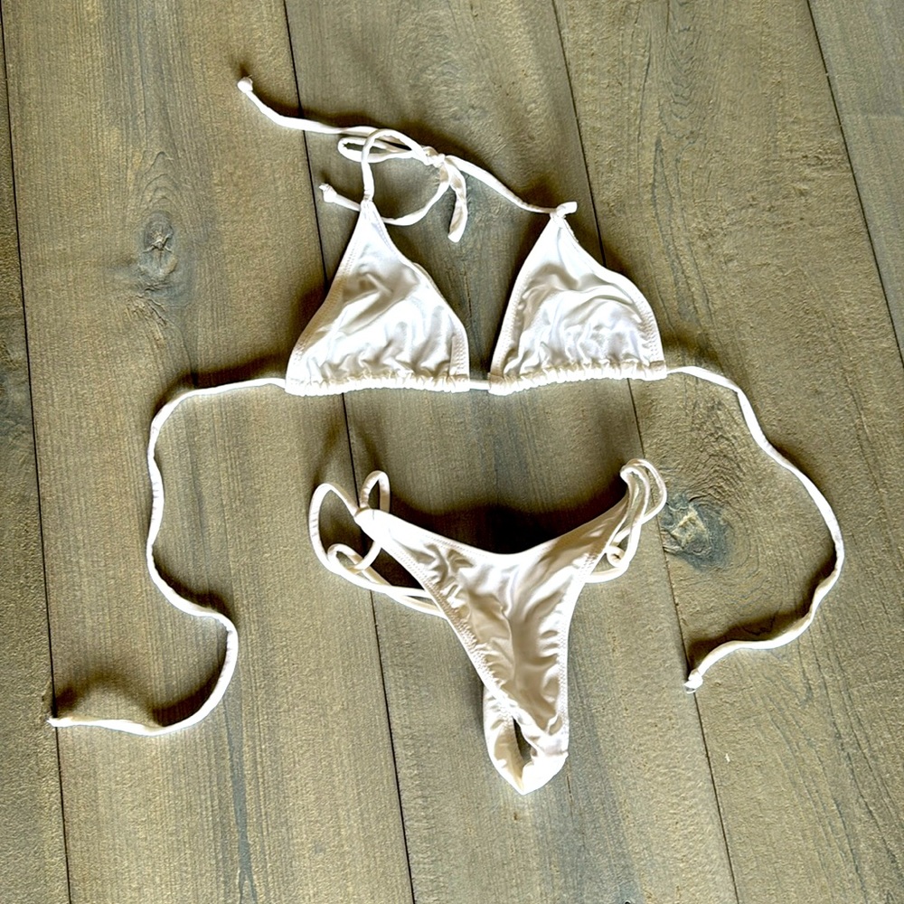 Itsy-Bitsy Teeny Weeny White Bikini